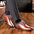 olcso Férfi fűzős bőrcipők-Férfi Félcipők Kényelmes cipők Buli és este Hivatal és karrier Oxford Világosbarna Sötétbarna Fekete Ősz Tavasz / EU40