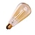 billiga Glödlampa-GMY® 4pcs 60 W E26 / E27 ST64 Varmvit 2200 k Kontor / företag / Bimbar / Dekorativ Glödande Vintage Edison glödlampa 220-240 V
