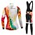 cheap Men&#039;s Clothing Sets-CYCOBYCO Women&#039;s Long Sleeves Cycling Jersey with Bib Tights - White Black Bike Bib Tights Tights Jersey Pants / Trousers Clothing Suits,