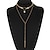 cheap Necklaces &amp; pendants-One-piece Suit Choker Necklace Layered Necklace For Women&#039;s Party Carnival Silver Plated Gold Plated Layered Tassel Fringe Lariat Star