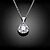 cheap Necklaces-Women&#039;s Cubic Zirconia Pendant Necklace / Chain Necklace - Zircon, Silver Plated Sweet, Fashion Silver Necklace For Gift, Daily