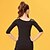 cheap Ballroom Dancewear-Ballroom Dance Tops Women&#039;s Performance Ice Silk Plaid Half Sleeve Natural Top