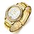 זול שעונים אופנתיים-בגדי ריקוד נשים שעון יד שעון יהלומים שעון זהב קווארץ זהב מכירה חמה אנלוגי נשים מדבקות עם נצנצים יום יומי אלגנטית - זהב שנה אחת חיי סוללה / SSUO 377