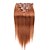 cheap Clip in Hair Extensions-Febay Clip In Human Hair Extensions Straight Remy Human Hair Human Hair Light Blonde