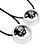 cheap Men&#039;s Necklaces-Pendant Necklace Vintage Hip-Hop Stainless Steel Leather Titanium Steel Silver Necklace Jewelry 2pcs For Street Valentine