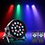 cheap Stage Lights-U&#039;King Disco Lights Party Light LED Stage Light / Spot Light / LED Par Lights DMX 512 / Master-Slave / Sound-Activated Party / Stage / Wedding Professional Red Blue Green for Dance Party Wedding DJ