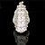 halpa Kirjekuori- ja iltalaukut-Naisten Kristallikoristelu Metalli Iltalaukku Rhinestone Crystal iltapusseja Valkoinen
