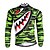 cheap Men&#039;s Clothing Sets-Nuckily Men&#039;s Long Sleeve Cycling Jersey with Tights Gray Green Bike Clothing Suit Windproof Breathable Quick Dry Ultraviolet Resistant Reflective Strips Sports Polyester Lycra Shark Mountain Bike