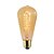 billige Glødelamper-1pc 40 W E26 / E27 / E27 ST64 Varm hvit Glødende Vintage Edison lyspære 220-240 V / 110-130 V