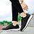 cheap Women&#039;s Sneakers-Women&#039;s Sneakers Flat Heel Round Toe Comfort Outdoor Color Block Leatherette White / Black / Peach