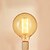 preiswerte Strahlende Glühlampen-1pc 40 W E26 / E27 G125 Glühbirne Vintage Edison Glühbirne 220-240 V