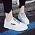 Χαμηλού Κόστους Γυναικεία Αθλητικά Παπούτσια-Γυναικεία Αθλητικά Παπούτσια Επίπεδο Τακούνι Ανατομικό ΕΞΩΤΕΡΙΚΟΥ ΧΩΡΟΥ PU Λευκό Μαύρο Γκρίζο