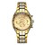 baratos Relógios Clássicos-Homens Relógio de Pulso Quartzo Clássico Analógico Dourado Preto / Aço Inoxidável / Um ano