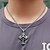 cheap Men&#039;s Necklaces-Men&#039;s Pendant Necklace / Chain Necklace - Cross European Silver Necklace Jewelry One-piece Suit For School, Holiday