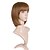 Недорогие старший парик-светлые парики для женщин синтетический парик прямой прямой боб с челкой парик коричневый средней длины светло-коричневые синтетические волосы с челкой коричневый