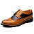 abordables Oxfords Homme-Homme Oxfords Chaussures Bullock Chaussures en cuir Chaussures de confort Britanique Décontracté Cuir Noir Marron Jaune Printemps Automne / Lacet / EU42