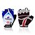cheap Bike Gloves / Cycling Gloves-Nuckily Bike Gloves / Cycling Gloves Mountain Bike Gloves Mountain Bike MTB Breathable Anti-Slip Sweat-wicking Protective Half Finger Sports Gloves Silicone Gel Terry Cloth White+Blue for Adults&#039;