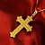 cheap Men&#039;s Necklaces-Men&#039;s Women&#039;s Pendant Necklace / Chain Necklace - Gold Plated Cross Basic Gold Necklace Jewelry For Christmas, Street