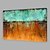 cheap Oil Paintings-Oil Painting Hand Painted - Abstract Modern Canvas / Stretched Canvas