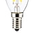 Недорогие Светодиодные лампы накаливания-BRELONG® 1шт 4 W 300-350 lm E14 LED лампы накаливания C35 4 Светодиодные бусины COB Диммируемая / Декоративная Тёплый белый 220-240 V / RoHs