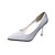 cheap Women&#039;s Heels-Women&#039;s Shoes Suede Spring Comfort Heels Low Heel Pointed Toe for Casual White Black Purple Silver