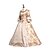 cheap Historical &amp; Vintage Costumes-Rococo Victorian Vacation Dress Dress Party Costume Masquerade Ball Gown Party Prom Japanese Cosplay Costumes Plus Size Customized Pink Ball Gown Floral Vintage Long Sleeve Floor Length