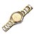 baratos Relógios Clássicos-Homens Relógio de Pulso Quartzo Clássico Analógico Dourado Preto / Aço Inoxidável / Um ano