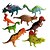 abordables Figuras de acción dinosaurios-Dragones y dinosaurios Juguetes de construcción Triceratops Figuras de dinosaurios Dinosaurio jurásico tiranosaurio Velociraptor Dinosaurio Tirano-saurio Rex Animales Simulación Talla Grande El