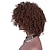 billiga Peruker i toppkvalitet-bruna peruker för kvinnor syntetisk peruk afro afro lager frisyr peruk kort svart / brunt grått syntetiskt hår kvinnors mörka rötter brun