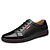 cheap Men&#039;s Sneakers-Men&#039;s Shoes Leather Spring Fall Lace-up for Casual Office &amp; Career Party &amp; Evening Black Blue