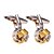 cheap Men&#039;s Cufflinks-Cufflinks Leisure Costume Jewelry Brooch Jewelry Golden For Party Evening Party