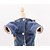 cheap Dog Clothes-Dog Jumpsuit Puppy Clothes Plaid / Check Casual / Daily Winter Dog Clothes Puppy Clothes Dog Outfits Blue Costume for Girl and Boy Dog Cotton M L
