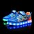 cheap Boys&#039; Shoes-Boys&#039; Synthetic / Tulle Sneakers Comfort / Light Up Shoes Animal Print / Hook &amp; Loop / LED Black / Blue / Pink Spring / Summer / TPR (Thermoplastic Rubber)