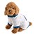 preiswerte Hundekleidung-Hund T-shirt Welpenkleidung Streifen Urlaub Modisch Hundekleidung Welpenkleidung Hunde-Outfits Weiß Kostüm für Mädchen und Jungen Hund Baumwolle XS S M L