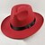 זול עזרים להאלווין-Michael Jackson כובעים ג&#039;אז חום / אדום / כחול צמר אביזרי קוספליי נשף מסכות