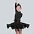 Недорогие Детская танцевальная одежда-Детская одежда для танцев Юбки Кружева Выступление Длинный рукав Средняя талия Нейлон