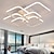 halpa Himmennettävät kattovalaisimet-6 valon led kattovalaisin geometrinen neliö moderni yksinkertaisuus led kattovalaisin olohuone ruokasali makuuhuoneen valaisin vain himmennettävissä kaukosäätimellä