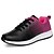 cheap Women&#039;s Sneakers-Women&#039;s Sneakers Flat Heel Round Toe Comfort Outdoor Color Block Leatherette White / Black / Peach