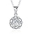 cheap Necklaces-Women&#039;s Cubic Zirconia Pendant Necklace / Chain Necklace - Zircon, Silver Plated Sweet, Fashion Silver Necklace For Gift, Daily