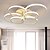 cheap Dimmable Ceiling Lights-6-Light 6-Head Geometric Modern Simplicity Led CeilingLamp Living Room Dining Room Bedroom Light Fixture