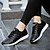 cheap Women&#039;s Sneakers-Women&#039;s Sneakers Flat Heel Round Toe Comfort Outdoor Color Block Leatherette White / Black / Peach