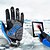 abordables Guantes de ciclismo-Guantes de Invierno Guantes de Ciclismo Invierno Dedos completos A prueba de resbalones Reflexivo Ajustable Impermeable Guantes Deportivos Tejido Polar Gel de silicona Azul Piscina Amarillo Rojo para