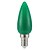 cheap Light Bulbs-1pc 0.5 W LED Candle Lights 30 lm E14 C35 8 LED Beads Dip LED Decorative Green 100-240 V / RoHS