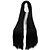 זול פיאות סינטטיות אופנתיות-פאות סינתטיות ישר ישר פאה ארוך ארוך מאוד לבן שיער סינטטי בגדי ריקוד נשים חלק אמצעי שיער טבעי פאה אפרו-אמריקאית שחור לבן