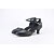 ieftine Pantofi Dans Clasic &amp; Modern-Pentru femei Pantofi Moderni Călcâi Adidași Toc Cubanez Piele Originală Sclipici Strălucitor Pliuri Volane Vișiniu / Negru / Argintiu / EU42