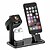 cheap Phone Mounts &amp; Holders-Bed Desk mount stand holder Gravity Type Silicone Aluminium Metal Holder