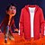 preiswerte Kostüme aus Film und Fernsehen-Koko Miguel Mantel Weste Herrn Damen Film Cosplay Rot Mantel Weste Tag der Toten Polyester / Baumwolle Elasthan