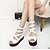 cheap Women&#039;s Sandals-Women&#039;s Sandals Boots Outdoor Summer Wedge Heel Open Toe Comfort PU Black