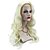 cheap Synthetic Trendy Wigs-Synthetic Wig Curly Body Wave Body Wave Curly Wig Blonde Long Light Blonde Synthetic Hair Natural Hairline Side Part Blonde