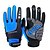 abordables Guantes de ciclismo-Guantes de Invierno Guantes de Ciclismo Invierno Dedos completos A prueba de resbalones Reflexivo Ajustable Impermeable Guantes Deportivos Tejido Polar Gel de silicona Azul Piscina Amarillo Rojo para